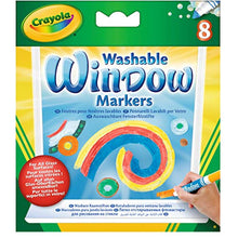 Load image into Gallery viewer, Crayola Washable Window Markers, Car Window Markers, 8 Count
