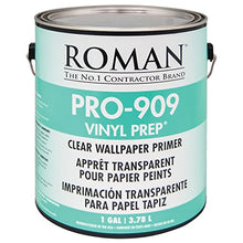 Load image into Gallery viewer, ROMAN Products 10201 PRO-909 Vinyl Prep Clear Wallpaper Primer, 1 Gal, 550 Sq. Ft
