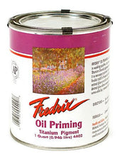 Load image into Gallery viewer, Fredrix Oil Priming - Titanium Dioxide quart can
