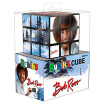 Load image into Gallery viewer, USAOPOLY Bob Ross Rubik's Cube | Collectible Puzzle Cube Featuring Bob Ross and The Joy of Painting Artwork | Officially Licensed 3x3x3 Rubiks Cube
