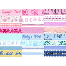 Load image into Gallery viewer, Morex Bobbin Ribbon for Scrapbooking, Welcome Baby, 24-Pack
