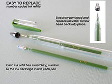 Load image into Gallery viewer, OfficeGoods Earth Tone Gel Pen Set - 24 Premium &amp; Vivid Colors with a Full Set of Refills Included. Perfect for Nature Scenes, People &amp; Animals - with More Ink.
