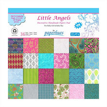 Load image into Gallery viewer, Paperhues &#39;Little Angels&#39; Decorative Handmade Scrapbook Papers 12x12&quot; Pad, 36 Sheets
