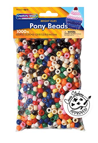 Creativity Street Pony Beads, Assorted