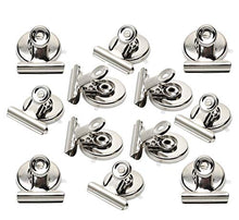 Load image into Gallery viewer, Ninth Five Magnetic Clips - Heavy Duty Refrigerator Magnet Clips - 31mm Wide Scratch Safe - Clip Magnets Best for House Office School Use, Hanging Home Decoration, Photo Displays(12Pack)
