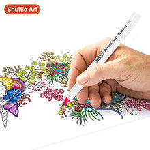 Load image into Gallery viewer, Permanent Marker, 30 Colors Ultra Fine Point, Assorted Colors, Works on Plastic,Wood,Stone,Metal and Glass for Kids Adult Coloring Doodling Marking by Shuttle Art
