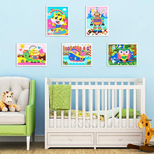 Load image into Gallery viewer, MALLMALL6 20Pcs Mosaic Sticker Art Kits for Kids DIY Mosaic Art Crafts Foam Stickers 3D Puzzle Drawing Sticker Craft Activities Early Learning Games Handmade Art Kit for Preschool Toddlers Boys Girls
