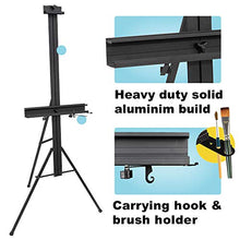 Load image into Gallery viewer, ORIKUA Single Mast Artists Studio Easel with Height Adjustable to 69 inches with Bag Suitable for Floor、Outdoor and Display.
