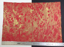 Load image into Gallery viewer, Thai Marbled Momi Paper - Fiery Red - 23&quot;x35&quot; Sheet

