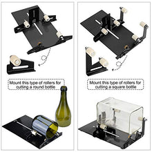 Load image into Gallery viewer, Glass Bottle Cutter, Fixm Square &amp; Round Bottle Cutting Machine, Wine Bottles and Beer Bottles Cutter Tool with Accessories Tool Kit（Upgrade Version）
