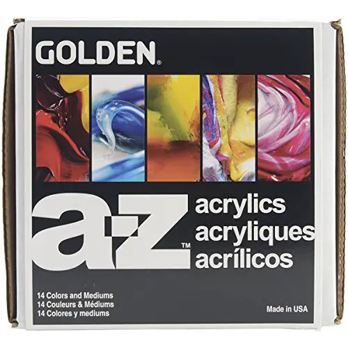 Golden A-Z Heavy Body Acrylic Paint Starter Set