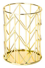 Load image into Gallery viewer, U Brands Pencil Cup, Wire Metal, Gold - 897U06-24, 4.13&quot; H, 3.11&quot; D
