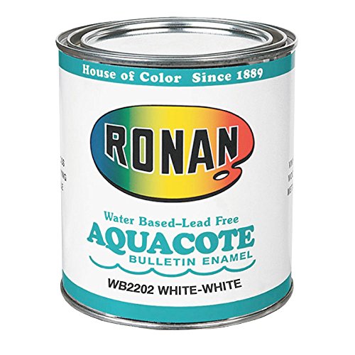 Ronan Specialty Paints, Aquacote, 1 Quart Can, White-White (WB2202)