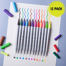Load image into Gallery viewer, Mr. Pen- Dual Tip Brush Pens, 12 Colors, Brush Pens, Brush Markers, Dual Brush Pens, Markers for Adult Coloring No Bleed, Art Markers for Adults, Dual Tip Markers, Bible Journaling.

