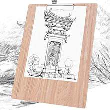 Load image into Gallery viewer, GLOGLOW Artist Sketch Board, Black 8K Wooden Sketch Board Water Proof Travel Painting Board Student Drawing Writing Board Art Supply for Classroom Studio or Field Use
