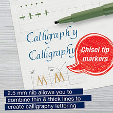 Load image into Gallery viewer, Faber-Castell Calligraphy Pitt Artist Pen Set – 6 Multi Colored Calligraphy Pens
