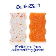 Load image into Gallery viewer, Scrub Daddy - Eraser Daddy 10x with Scrubbing Gems Dual-Sided Scrubber and Eraser, Lasts 10x Longer Than Ordinary Melamine Erasers, Water Activated, Dual Sided, Ergonomic, 2ct (Pack of 2)
