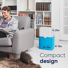 Load image into Gallery viewer, Blueair Blue Pure 211+ Air Purifier 3 Stage with Two Washable Pre, Particle, Carbon Filter, Captures Allergens, Odors, Smoke, Mold, Dust, Germs, Pets, Smokers, Large Room, Blue
