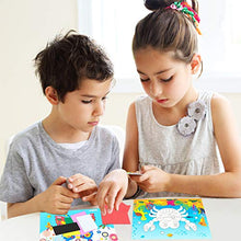 Load image into Gallery viewer, MALLMALL6 20Pcs Mosaic Sticker Art Kits for Kids DIY Mosaic Art Crafts Foam Stickers 3D Puzzle Drawing Sticker Craft Activities Early Learning Games Handmade Art Kit for Preschool Toddlers Boys Girls
