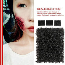Load image into Gallery viewer, MEICOLY Stipple Sponge Halloween Makeup Xmas Blood Scar Stubble Wound Cosplay Art Shaping Special Effects,3pcs,Black
