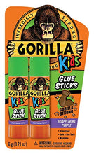 Load image into Gallery viewer, Gorilla Kids Disappearing Purple Glue Sticks, Two 6 gram Sticks, (Pack of 1)
