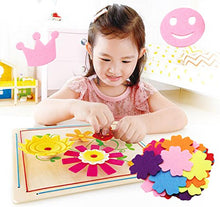Load image into Gallery viewer, SOOKOO 5 Styles 150 PCS Assorted Color Felt Flowers for Art and Craft DIY Sewing Handcraft (Heart, Flower, Smile Face, Star, Crown)
