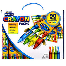 Load image into Gallery viewer, ArtSkills Mega Case of Crayons, Back to School Supplies, 4 Primary Colors, 90 Packs
