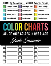 Load image into Gallery viewer, Color Charts: 50+ Coloring Charts to Organize Your Color Schemes, Test Your Supplies, and Find the Perfect Colors for Every Project!
