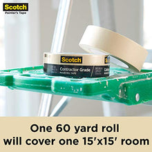 Load image into Gallery viewer, Scotch Contractor Grade Masking Tape, 0.94 inches by 60.1 yards (360 yards total), 2020, 6 Rolls
