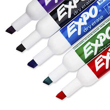 Load image into Gallery viewer, Expo Low Odor Dry Erase Marker | Chisel Tip Markers | Whiteboard Markers, Assorted, 36 Count
