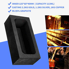 Load image into Gallery viewer, FASTTOBUY 6 KG Propane Melting Furnace Kit w Graphite Crucible and Tongs 1300°C /2372°F Casting Refining Smelting for Precious Metals Gold Silver Tin Aluminum 7-in-1 Melting Casting Tool
