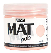 Load image into Gallery viewer, Pebeo Mat Pub, extra fine, 140 ml-Bright Pink Acrylic Paint
