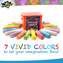 Load image into Gallery viewer, Chalk City Sidewalk Chalk, 20 Count, 7 Different Colors, Jumbo Chalk, Non-Toxic, Washable, Art Set
