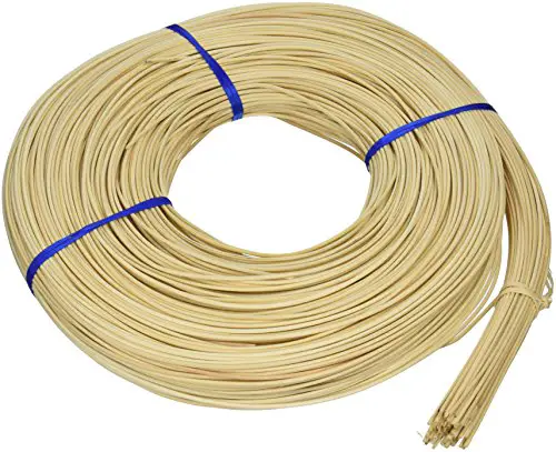 Commonwealth Basket Round Reed #3 2-1/4mm 1-Pound Coil, Approximately 750-Feet