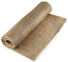 Load image into Gallery viewer, Natural Burlap Fabric (40” x 5 Yards)-NO-FRAY Burlap Roll-Long Fabric with Finished Edges-Perfect for Weddings,Tree Wraps For Winter,Table Runners, Placemat,Crafts, and More.Decorate Without The Mess!
