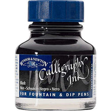 Load image into Gallery viewer, Winsor &amp; Newton Calligraphy Ink Bottle, 30ml, Black

