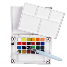 Load image into Gallery viewer, Sakura XNCW-24N, 24 Assorted Watercolors Field Sketch Set with Brush
