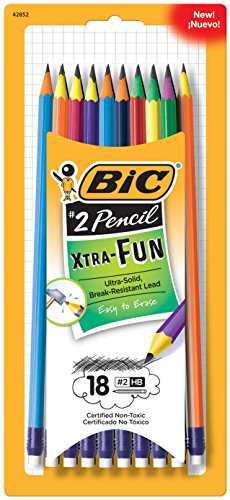 BIC Xtra-Fun Graphite Pencil, 2 HB, 18-Count