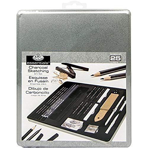 Royal & Langnickel Standard Tin Charcoal Drawing Art Set