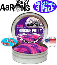 Load image into Gallery viewer, Crazy Aaron's Putty Mini Tins (.47oz Each) Neon Flash, Love is in The Air, Amethyst Blush &amp; Ion Gift Set Bundle - 4 Pack
