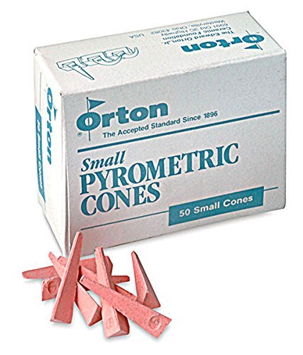 Pyrometric Cones For Monitoring Ceramic Kiln Firings-Cone 6 (1 Pkg/50)