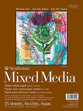 Load image into Gallery viewer, Strathmore 400 Series Mixed Media Pad, 9&quot;x12&quot;, White, 15 Sheets
