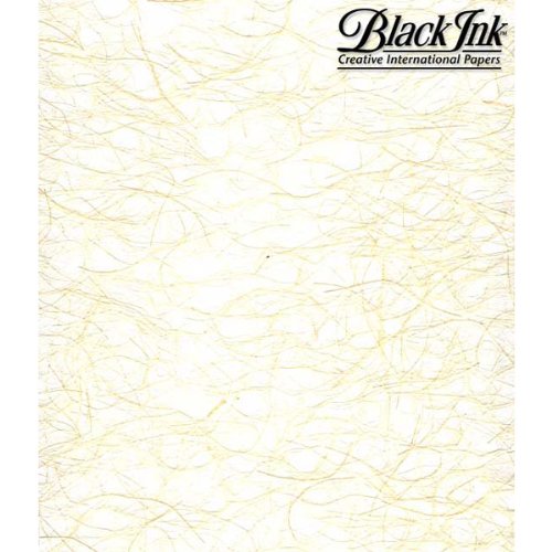 Black Ink Paper Ogura Lace Natural 21X31