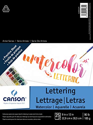 Canson Artist Series Watercolor Lettering