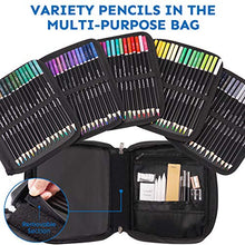 Load image into Gallery viewer, 160 Color Artist Colored Pencils Set for Coloring Books,Soft Core, Professional Numbered Art Drawing Pencils for Sketching Shading Blending Crafting,Strong Travel Case for Adults Artists,Art Supplies
