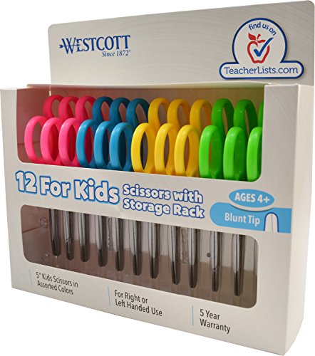 Westcott School Left and Right Handed Kids Scissors, 5
