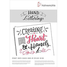 Load image into Gallery viewer, Hahnemuhle Hand Lettering Block A4 (11.7x8.3 inches) 170gsm 25 Sheets
