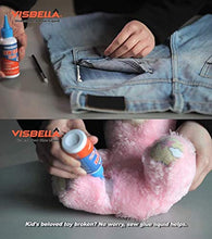 Load image into Gallery viewer, Visbella 1 Min Quick Bonding Fast Dry Sew Fabric Glue DIY Mask Making Tools Liquid Reinforcing Adhesive Speedy Fix for All Fabrics Clothing Cotton Flannel Denim Leather Polyester Doll Repair (60ml)
