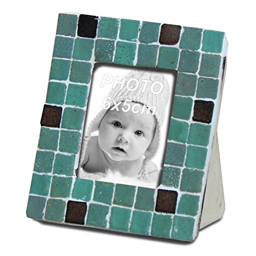 Mosaic Frame Kit, Dark Turquoise, 9x8CM