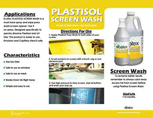 Load image into Gallery viewer, Ecotex Plastisol Screen Wash in Sink Screen Wash Ink Degradent for Screen Printing Environmentally Friendly Gallon - 128 oz.
